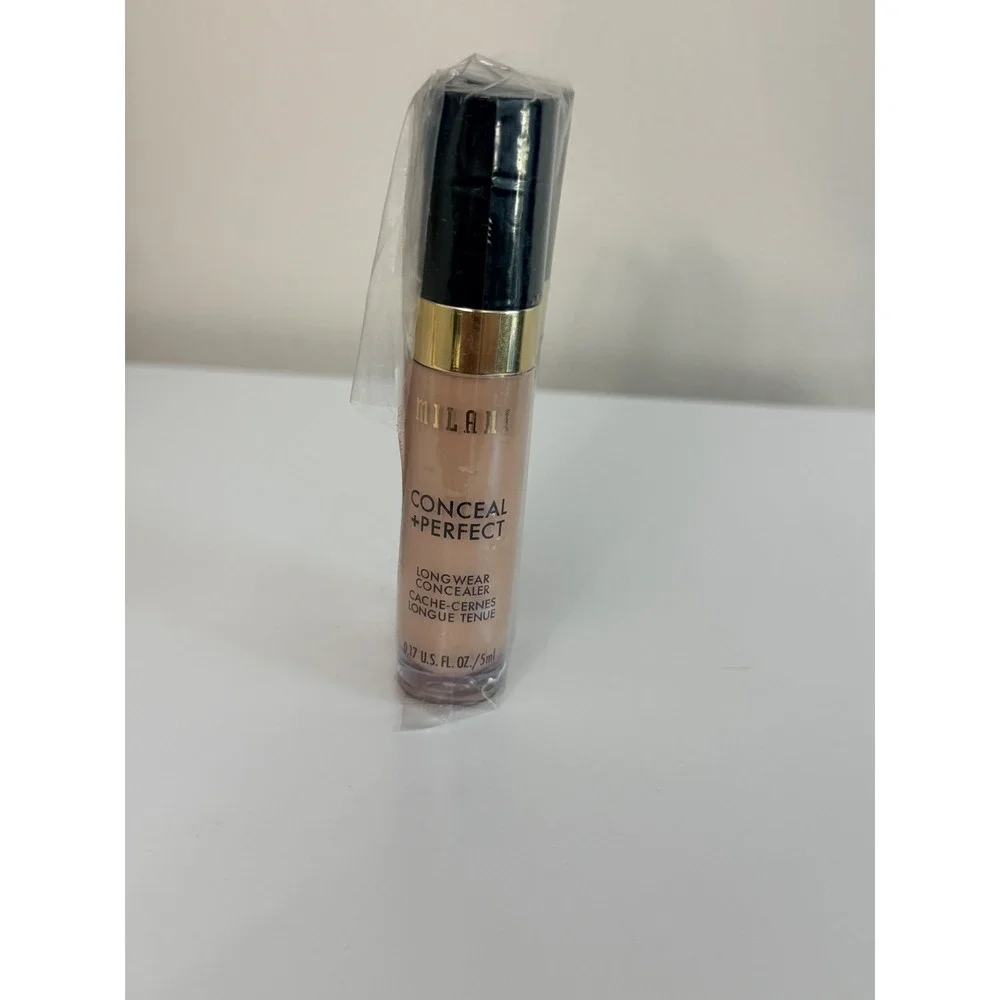 Milani Conceal Perfect Concealer Womens 0.17oz Light Vanilla 120 2pk NWT
